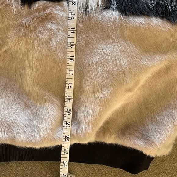 NWT Faux Fur Bomber Jacket Size XL - Picture 4 of 4